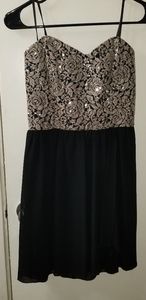 Black and Gold Dress